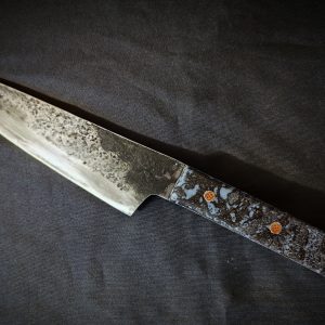 Couteau en Mbouse bleu